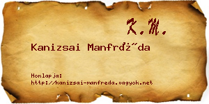 Kanizsai Manfréda névjegykártya